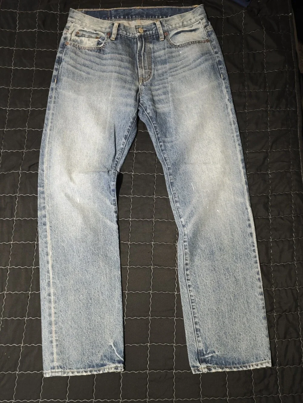 Aeropostale Men's Straight Leg Light Blue Denim Jeans Size W32xL32
